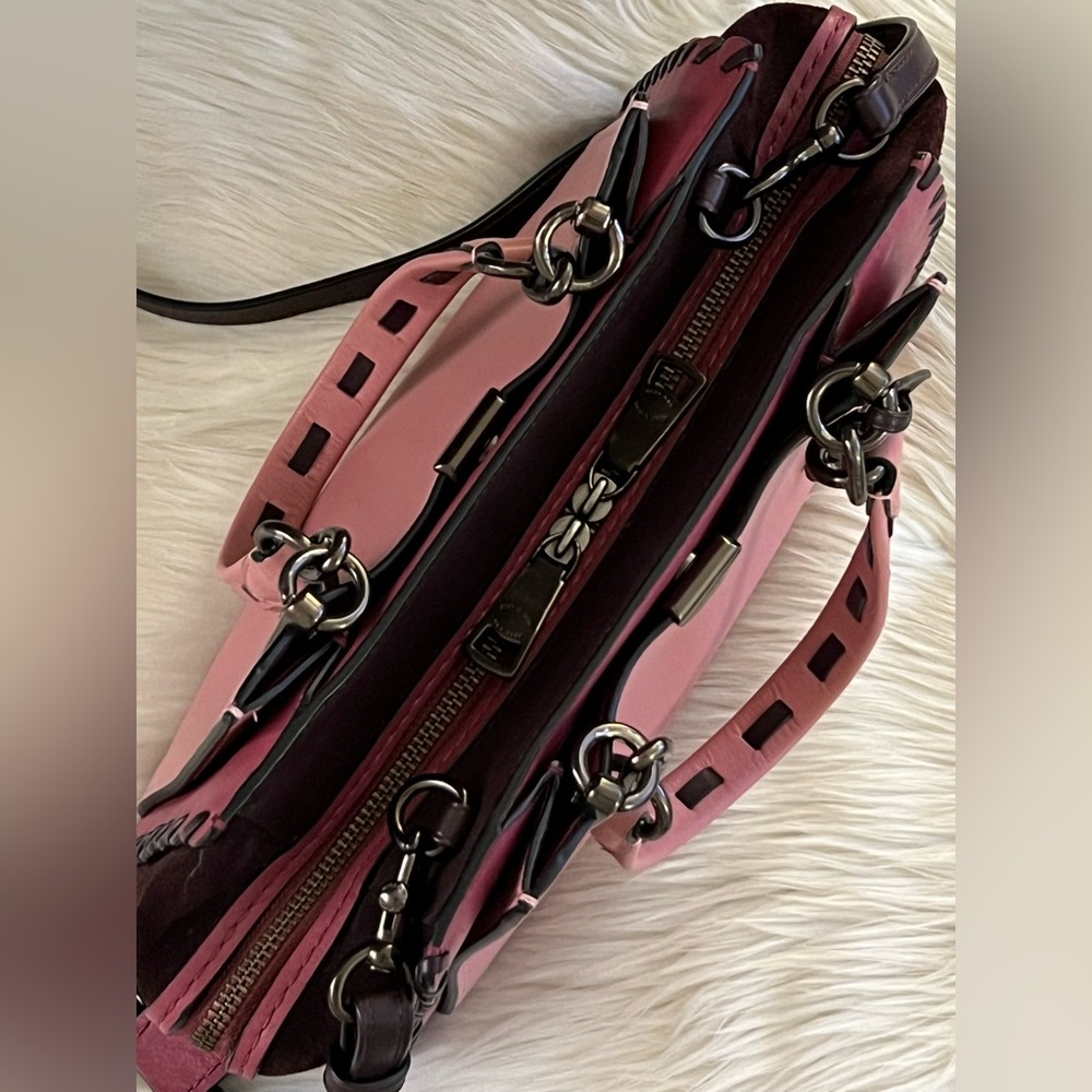 💰SOLD - 78146 - Coach Dreamer In Colorblock With Whipstitch - Picture 7 of 11